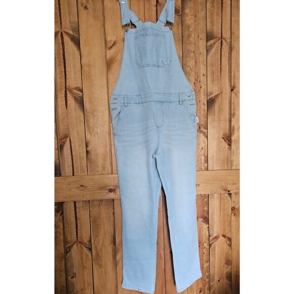 Disney Our Universe Womens Mickey Mouse 28 Denim Overalls NWT - Picture 1 of 9